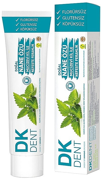 Pasta do zębów - Dermokil DKDent Mint Extract Natural Toothpaste — Zdjęcie N1