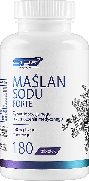 Suplement diety Maślan sodu Forte, w kapsułkach - SFD Nutrition Maślan Sodu Forte — Zdjęcie N1