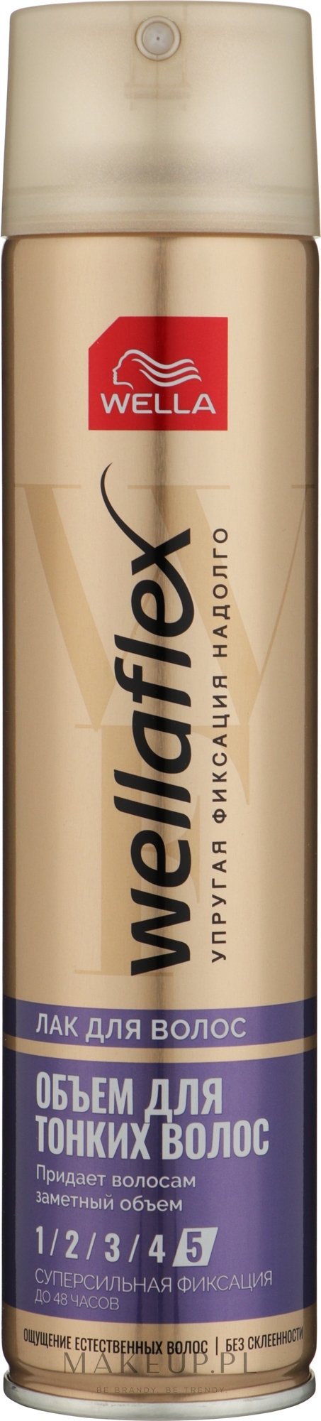 Lakier do włosów Ekstramocny - Wella Wellaflex Fullness For Fine Hair — Zdjęcie 250 ml