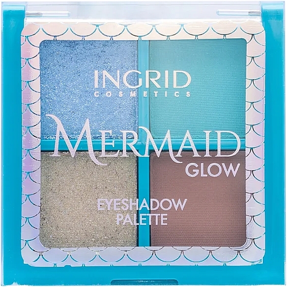 Paleta cieni do powiek - Ingrid Cosmetics Mermaid Glow Eyeshdow Palette — Zdjęcie N2