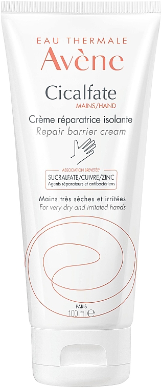 Regenerujący krem do rąk, efekt bariery - Avène Cicalfate Mains-Hand Repairing Barrier Cream — Zdjęcie N1