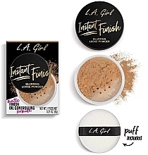 Sypki puder do twarzy - L.A. Girl Instant Finish Blurring Loose Powder — Zdjęcie N2