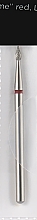 Frez diamentowy, podłużny, 1,8 mm, czerwony - Head The Beauty Tools — Zdjęcie N1