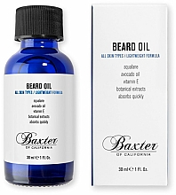 Olejek do brody - Baxter of California Grooming Beard Oil — Zdjęcie N1