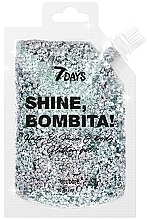 Żelowy brokat do włosów, twarzy i ciała - 7 Days Shine, Bombita! Hair & Face & Body Glitter Gel — Zdjęcie N1