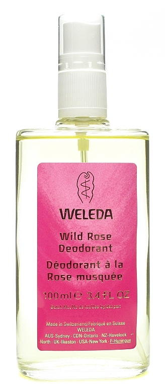 PRZECENA! Dezodorant w sprayu z dziką różą - Weleda Wild Rose Deodorant * — Zdjęcie N3