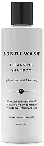 Oczyszczający szampon do włosów Mięta i rozmaryn - Bondi Wash Cleansing Shampoo Sydney Peppermint & Rosemary — Zdjęcie N1
