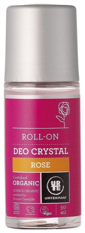 Organiczny dezodorant w kulce Róża - Urtekram Rose Crystal Deo Roll-On — Zdjęcie N1