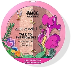 Paleta różów do policzków - Wet N Wild Alice in Wonderland Talk To The Flowers Blush Palette — Zdjęcie N1