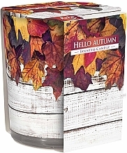 Świeca zapachowa w szkle Hello Autumn - Bispol Scented Candle Hello Autumn — Zdjęcie N1