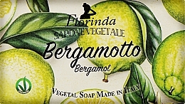 Mydło naturalne w kostce Bergamotka - Florinda Bergamot Natural Soap — Zdjęcie N2