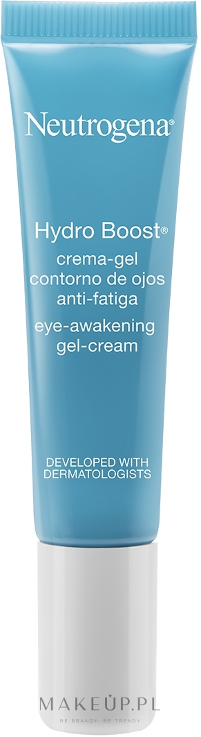 Nawilżający żel-krem do skóry wokół oczu - Neutrogena Hydro Boost Eye Awakening Gel Cream — Zdjęcie 15 ml