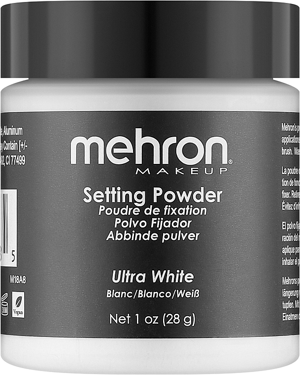 Puder do utrwalania makijażu - Mehron Ultrafine Setting Powder — Zdjęcie N1