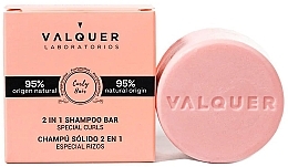 Szampon-odżywka do włosów kręconych w kostce - Valquer 2 In 1 Shampoo Bar Special Curls — Zdjęcie N2