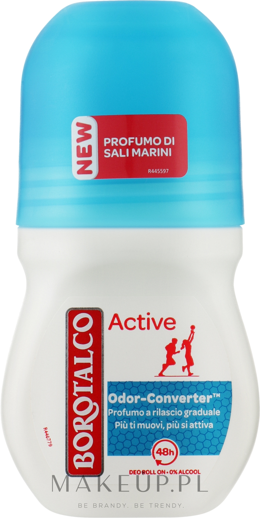 Dezodorant w kulce - Borotalco Active Odor-Converter — Zdjęcie 50 ml
