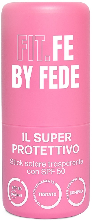 Sztyft do twarzy z filtrem przeciwsłonecznym - Fit.Fe By Fede The Shielder Transparent Sunscreen Stick SPF50 — Zdjęcie N1