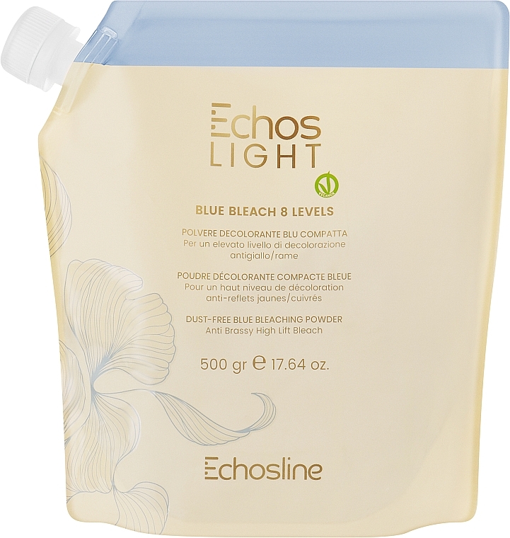 Proszek wybielający do włosów - Echosline Echos Light Blue Bleach 8 Levels — Zdjęcie N1