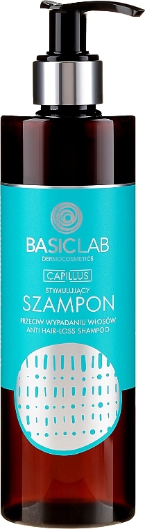 PRZECENA! Stymulujący szampon na wypadanie włosów - BasicLab Dermocosmetics Capillus * — Zdjęcie N2