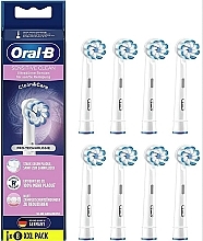 Wymienne dysze do szczoteczek elektrycznych, 8 szt. - Oral-B Sensi UltraThin Toothbrush Heads — Zdjęcie N1