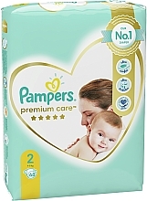 Pieluchy Premium Care Newborn (4-8 kg), 68 szt - Pampers — Zdjęcie N4