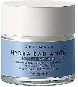 Nawilżający krem na dzień do cery suchej - Oriflame Optimals Hydra Radiance