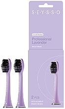 Główki do zębów Sonic, 2 sztuki, fioletowe - SEYSSO Color Lavender Professional Replacment Brush Heads — Zdjęcie N1