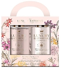 Zestaw - Grace Cole The Luxuty Bathing Wildflowers (sh/gel/100ml + b/lot/100ml + sponge/1pc) — Zdjęcie N1