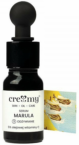 Serum do twarzy z olejem marula - Creamy Nourishing Marula Serum  — Zdjęcie N1