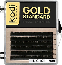 Kup Sztuczne rzęsy Gold Standart D 0.10 (16 rzędów: 11 mm) - Kodi Professional