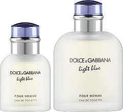 Dolce & Gabbana Light Blue Pour Homme - Zestaw (edt/125ml + edt/40ml) — Zdjęcie N1