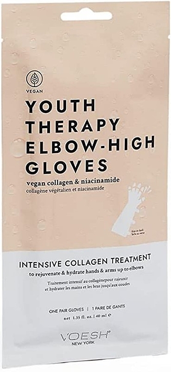 Rękawiczki do pielęgnacji dłoni, wysokie - Voesh Youth Therapy Elbow High Gloves — Zdjęcie N1