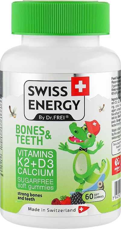 Witaminy i wapń w żelkach dla dzieci - Swiss Energy CalciVit Kids