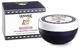Krem do ciała z ekstraktami z malwy i nagietka - L'Amande Marseille Mallow And Calendula Extracts Body Cream — Zdjęcie N1