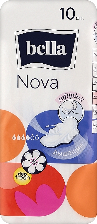 Podpaski higieniczne Nova Deo Fresh, 10 szt. - Bella — Zdjęcie N1