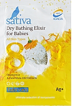 Kup Suchy eliksir do kąpieli dla dzieci Rumianek i nagietek - Sativa Baby Care Dry Bathing Elixir For Babies