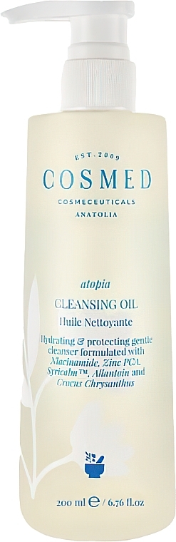 Olejek oczyszczający do twarzy i ciała - Cosmed Atopia Cleansing Oil — Zdjęcie N3