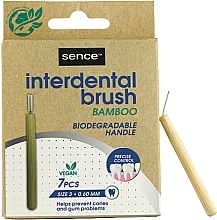 Szczoteczki międzyzębowe, 0,60 mm - Sence Inderdental Brush Bamboo Size 3 — Zdjęcie N1
