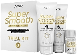 Zestaw - ASP Super Smooth Amino System Trial Kit (shm/100ml + treatm/100ml + oil/20ml) — Zdjęcie N1