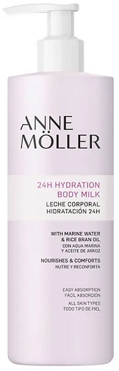 Nawilżające mleczko do ciała - Anne Moller 24H Hydration Body Milk — Zdjęcie N1