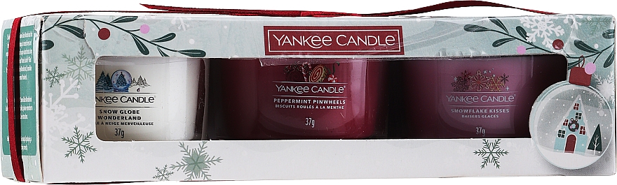 PRZECENA! Zestaw świec zapachowych - Yankee Candle Snow Globe Wonderland (candle/3x37g) * — Zdjęcie N2
