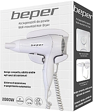 Suszarka naścienna, 40.490, biała - Beper Wall-mounted Hair Dryer — Zdjęcie N5