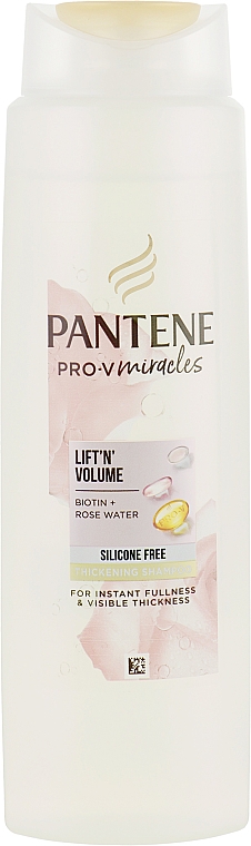 Szampon do włosów bez silikonów - Pantene Pro-V Miracles Lift’N’Volume Thickening Shampoo