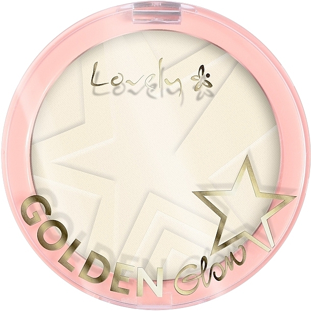 Korygujący i konturujący puder do twarzy - Lovely Golden Glow New Edition Powder — фото N1