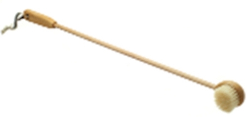 Drapaczka do pleców, drewno bukowe, naturalne włosie, 52 cm - Hydrea London Long Back Scratcher — Zdjęcie N1