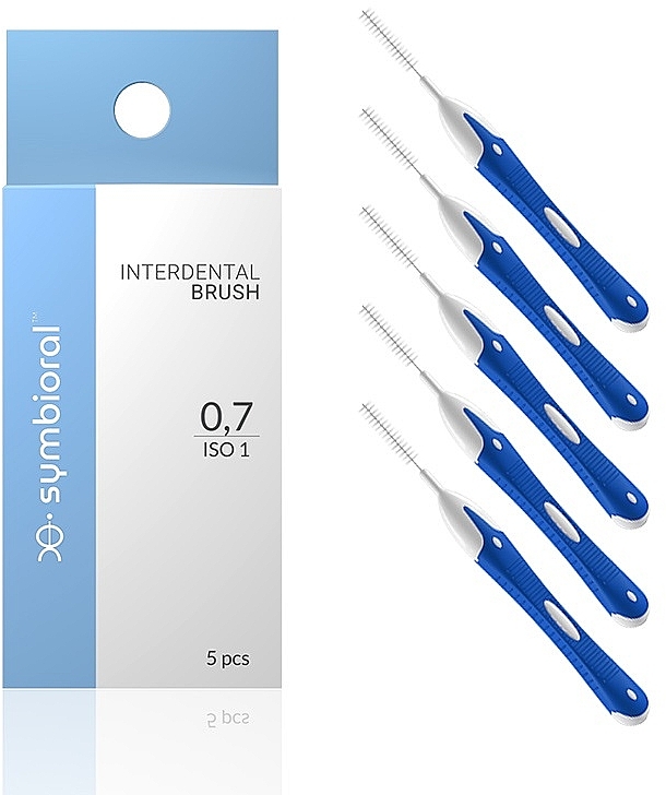Szczoteczki międzyzębowe 0,7 mm - Symbioral Interdental Brush ISO 1 — Zdjęcie N1