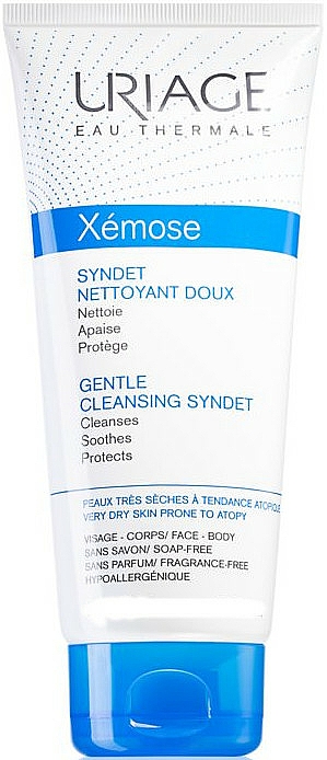 Delikatny syndet oczyszczający do ciała i twarzy - Uriage Xémose Gentle Cleansing Syndet