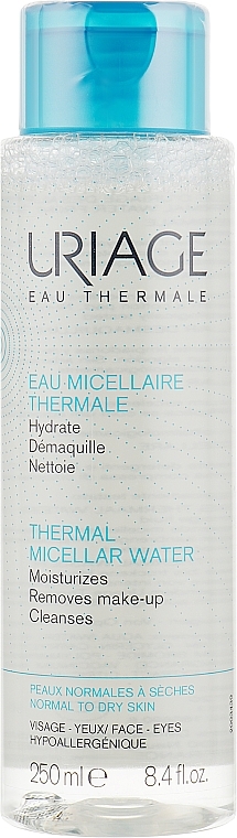 Termalna woda micelarna do cery normalnej i suchej - Uriage Thermal Micellar Water Normal to Dry Skin — Zdjęcie N1