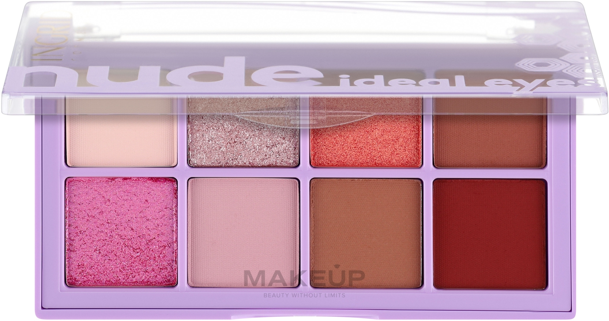 Paleta cieni do powiek - Ingrid Cosmetics Nude Ideal Eyes Eyeshadow Palette — Zdjęcie 02