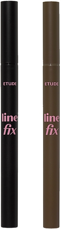 Połyskujący eyeliner - Etude Line Fix Brush Liner — Zdjęcie N1