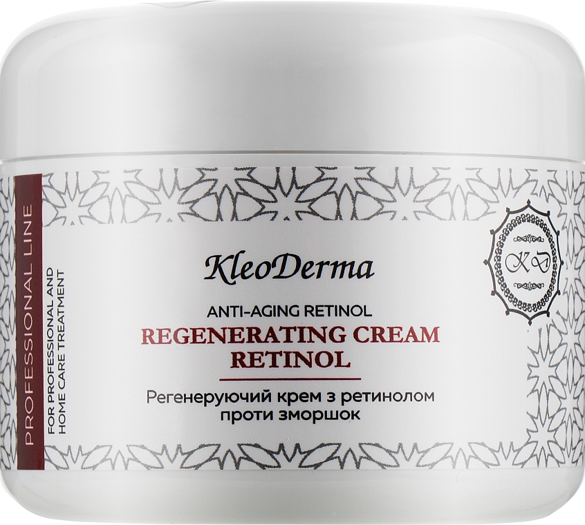 Regenerujący krem przeciwzmarszczkowy do twarzy z retinolem - Kleoderma Regenerating Cream Retinol